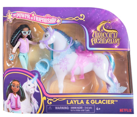 Spin Master Unicorn Academy, Layla & Glacier Power of Friendship Set