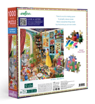Eeboo Alchemist's Art Studio 1000 Piece Puzzle