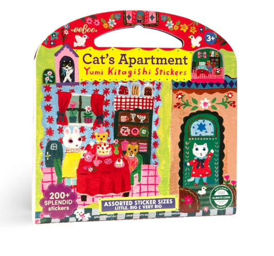 Eeboo Cat's Apartment Stickers