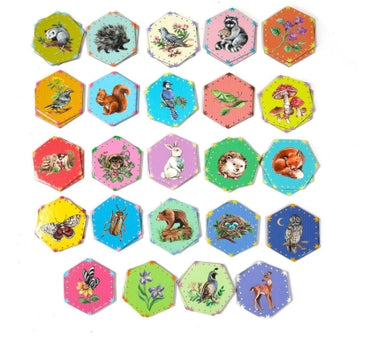 Eeboo Life in a Meadow Matching Game