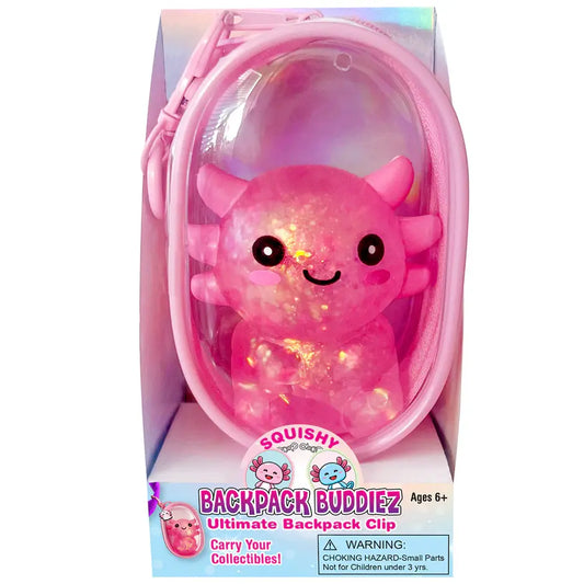 Squishy Axolotl Backpack Buddiez