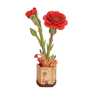 Robotime Red Carnation
