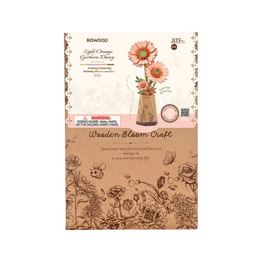 Robotime Light Orange Gerbera Daisy