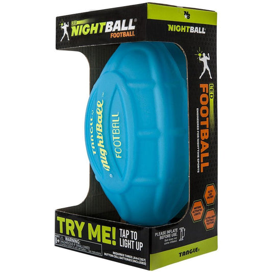 Tangle NightBall Football - Blue | 12800 | Tangle Creations