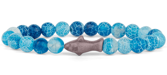 Fahlo The Voyage Bracelet Shark Aqua Blue