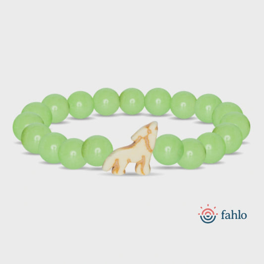 Fahlo Red Wolf Bracelet Sage Glow
