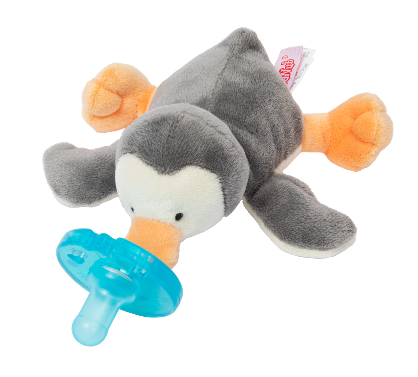 Aurora Plush WubbaNub® Grey Penguin
