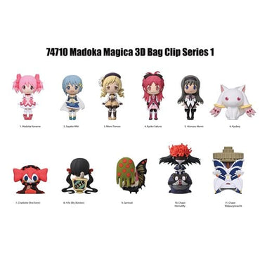 Monogram MADOKA MAGICA- S1 74710 Madoka Magica 3D Foam Bag Clip Blind Bag