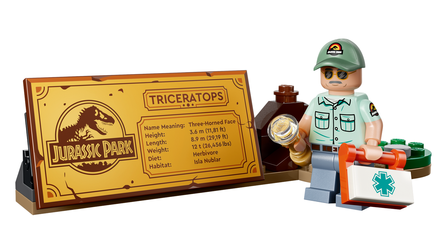 LEGO® 77985 Jurassic World™ Dinosaur Fossils: Triceratops