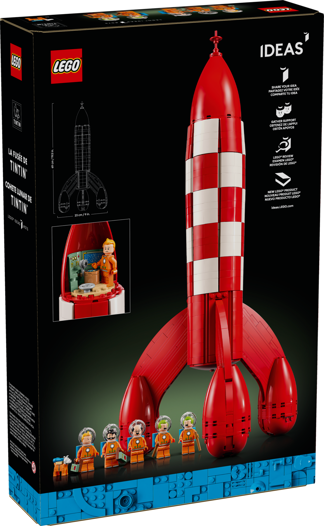 LEGO 21367 Ideas Tintin® Moon Rocket
