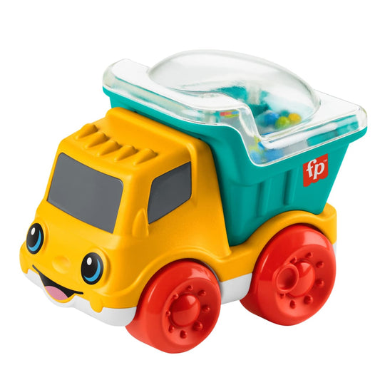 Fisher Price Poppity Pop Dump Truck Push-Along Toy Ball Popper Vehicle For Infants