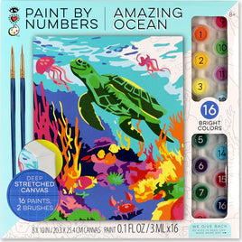 iHeartArt Paint by Numbers - Amazing Ocean | bright stripes | 9206
