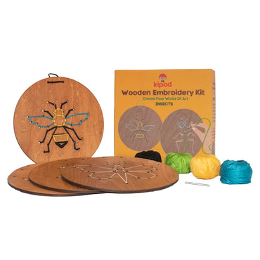 Nova Wood Embroidery Kit - Insects