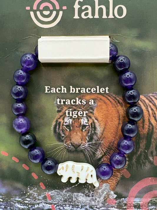 Fahlo Tiger Bracelet Royal Purple