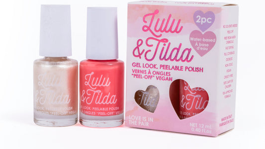 Love Is In The Pair Set, Peelable Nail Polish, 2pc