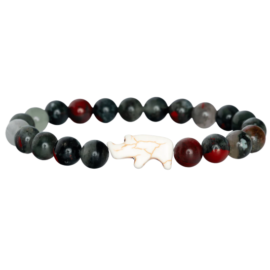 Fahlo Rhino Bracelet Savanna Stone