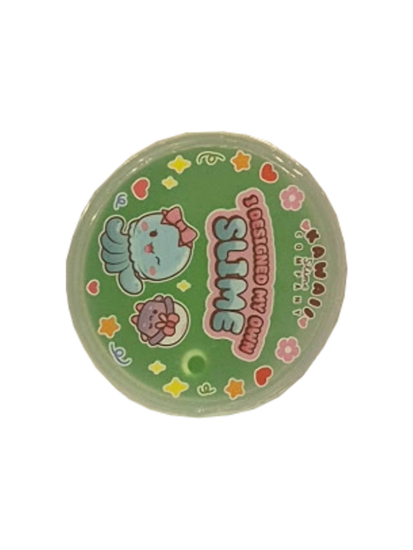 Kawaii Slime Clear Slime Lime