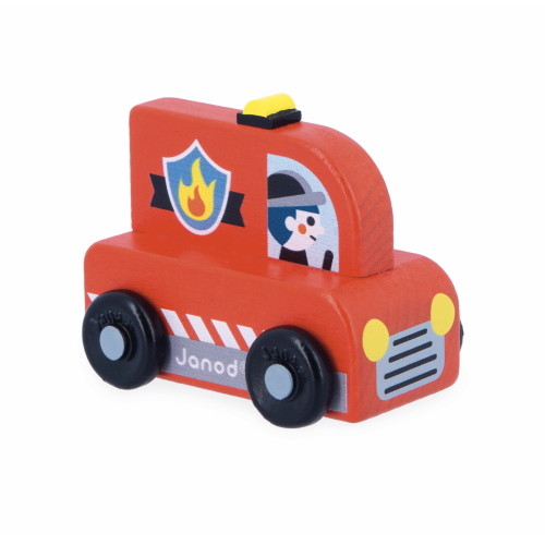 Jura Toys Janod J05916 Cross Roads Fire Truck