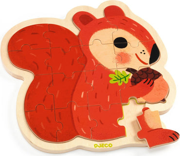 Puzzlo Nut Wooden Puzzle