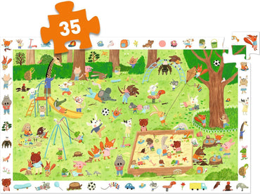 Little Friends' Garden 35pc Observation Puzzle + Poster