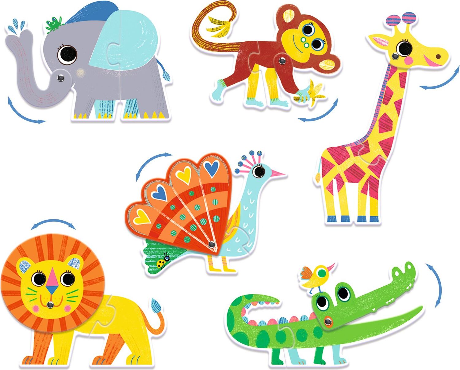 Articulo Animals Puzzle Duo Matching Activity