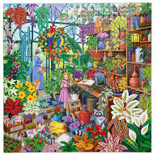 eeBoo PZT866 Alchemist's Greenhouse 1000 Piece Puzzle