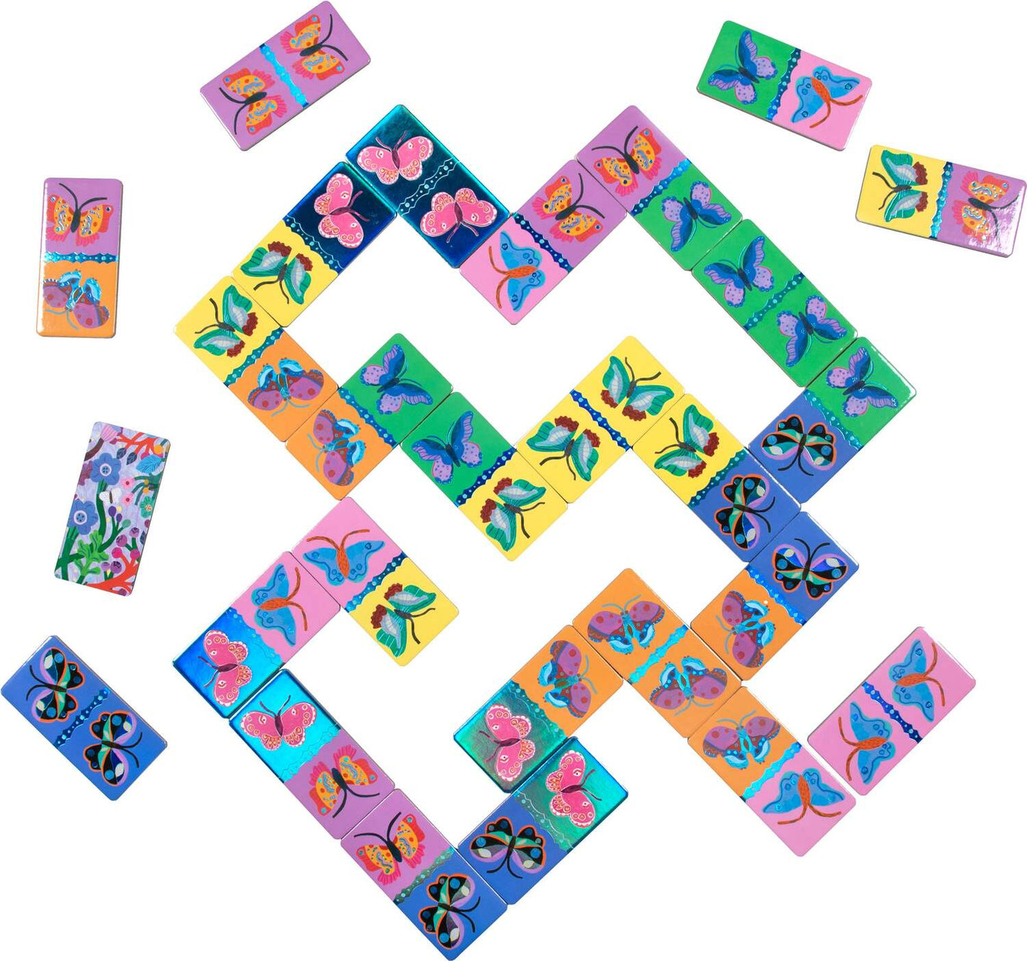 Giant Shiny Butterfly Dominoes (giant shiny dominoes)