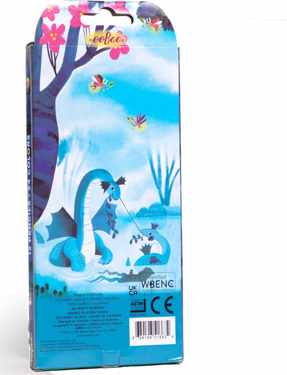 Magical Creatures Special Pencils (12 color pencils - double-sided )