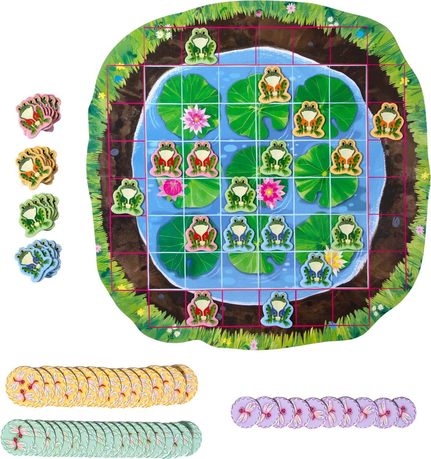 Frog Hopkins Shaped Game (shaped box game)