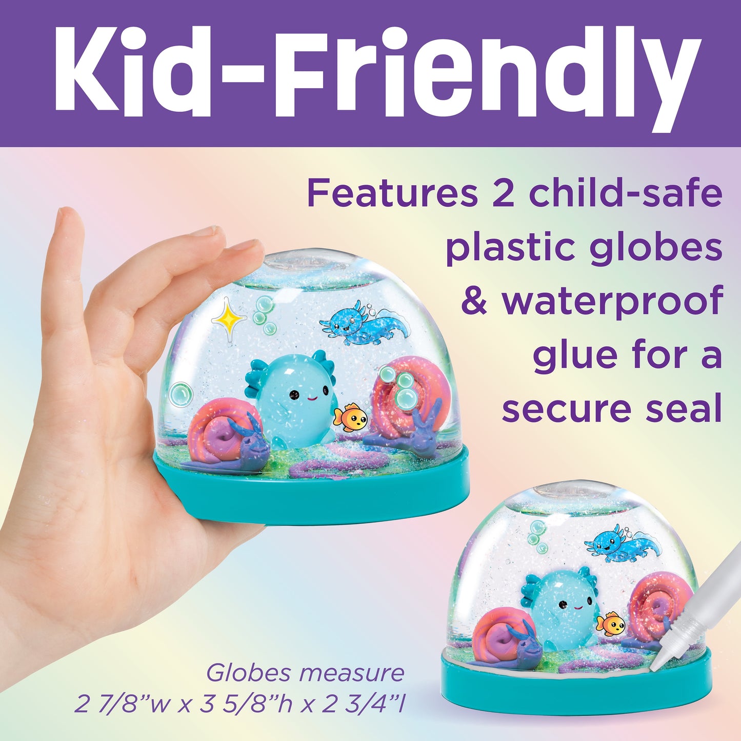 Creativity for Kids Make Your Own Axolotl Water Globes