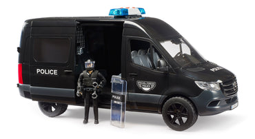 Bruder Mercedes-Benz Sprinter Police Special Forces with Police Figure