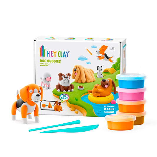Fat Brain Toy Co Hey Clay Dog Buddies