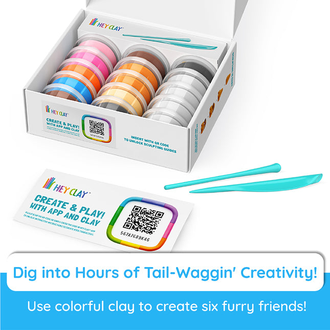 Fat Brain Toy Co Hey Clay Dog Buddies