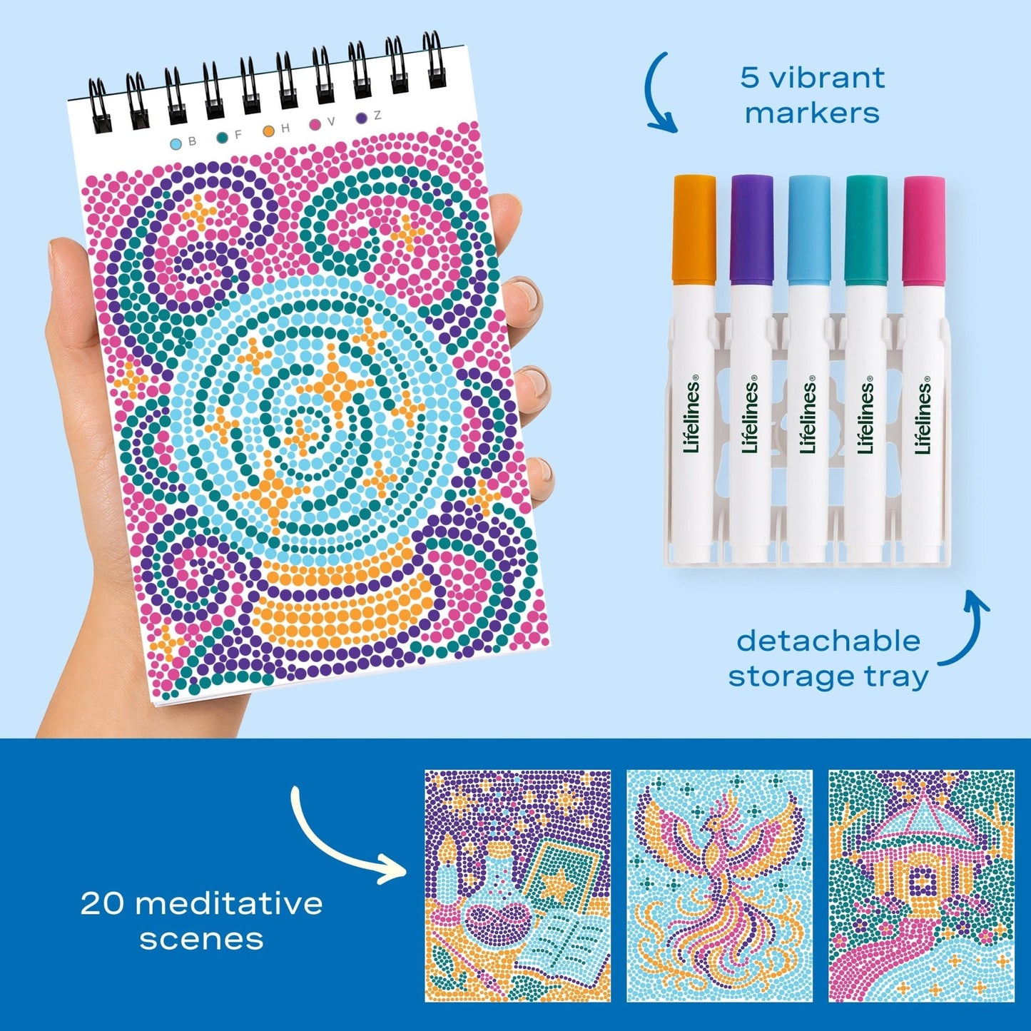 LifeLines FlowArt® Mini - Dot-by-Letter Enchanted Magic