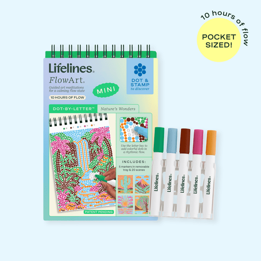 LifeLines FlowArt® Mini - Dot-by-Letter Nature's Wonders