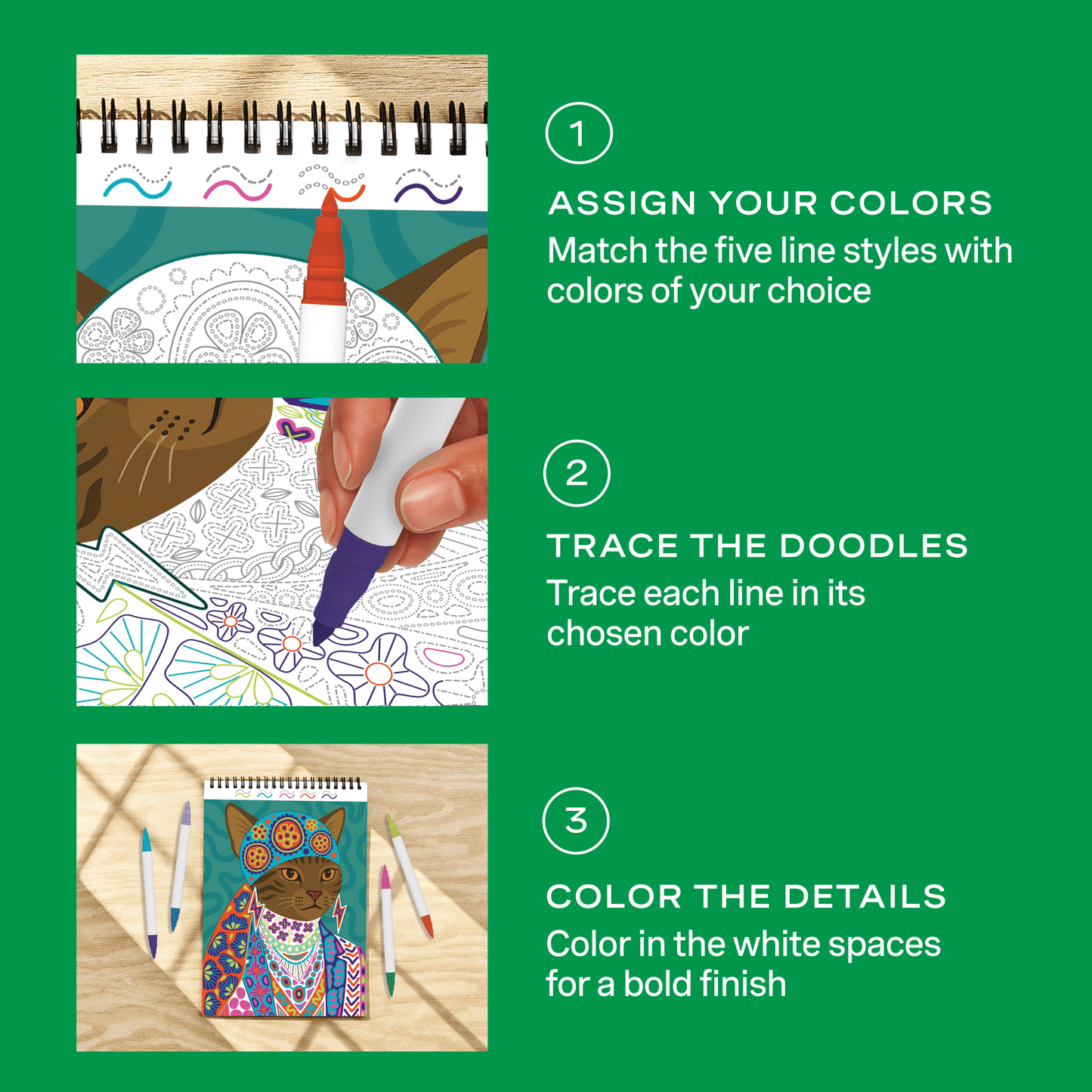 FlowArt® - Trace-To-Doodle, Wild Style