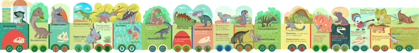 PuzzleTrain: Dinosaurs 26-Piece Puzzle