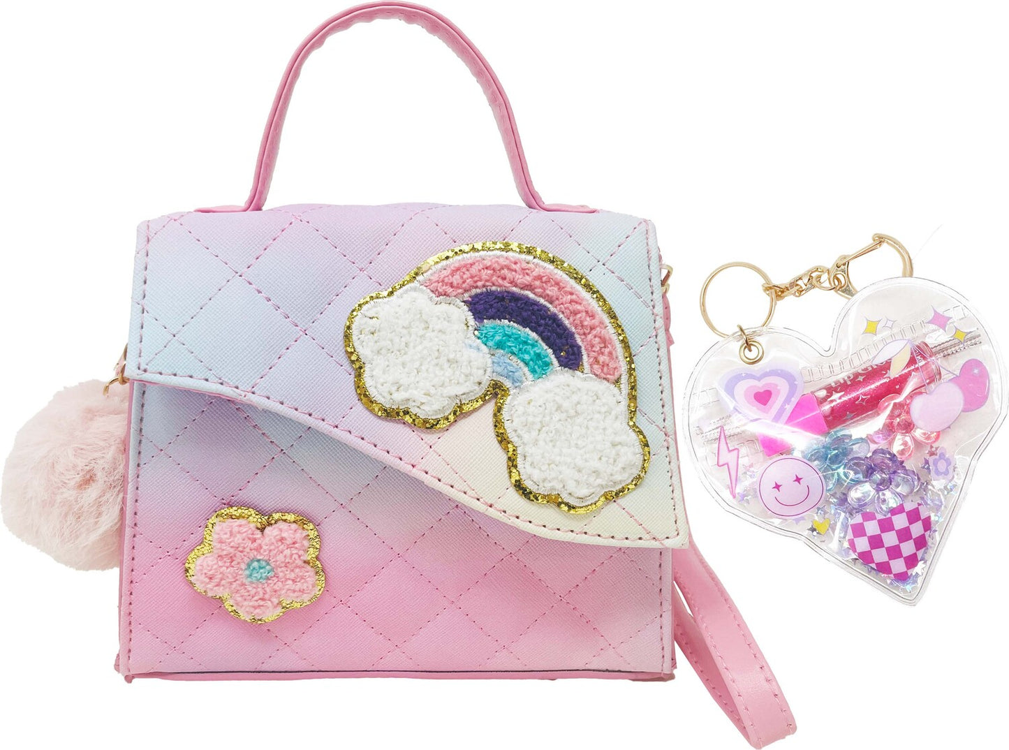 Fancy Crossbody Handbag, Rainbow