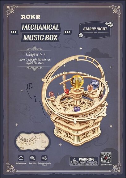 Mechanical Music Box; Starry Night