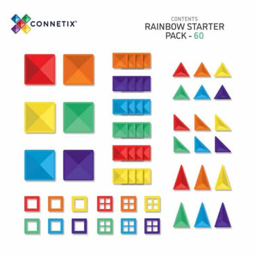 Connetix Rainbow Starter Pack 60PC