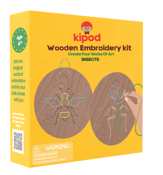Nova Wood Embroidery Kit - Insects