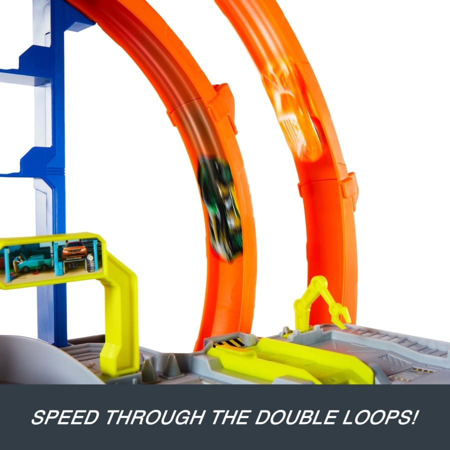 Mattel Hot Wheels MEGA Loop Garage Playset