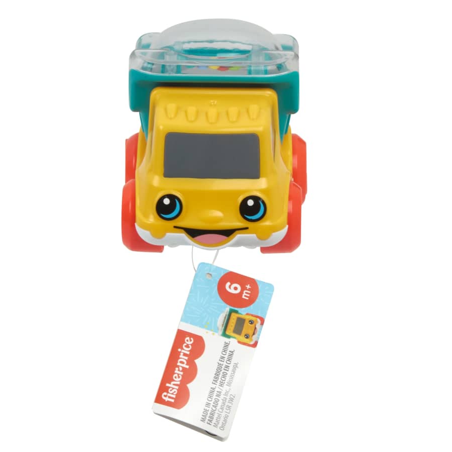 Fisher Price Poppity Pop Dump Truck Push-Along Toy Ball Popper Vehicle For Infants
