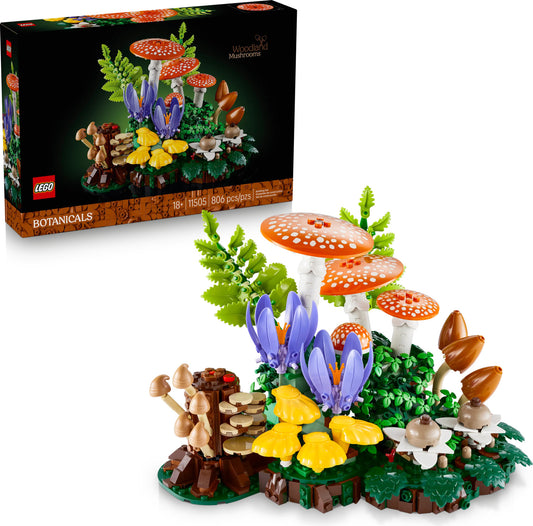 LEGO® Botanicals Woodland Mushrooms