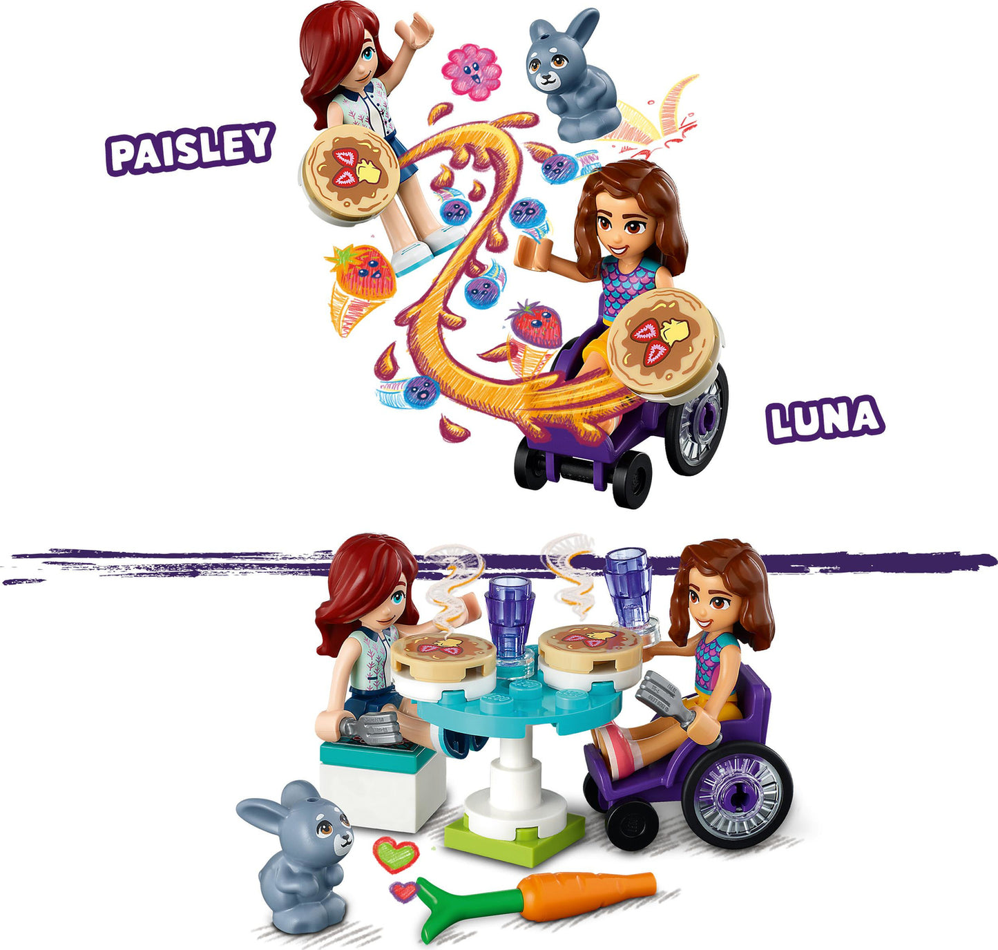 LEGO® Friends Pancake Shop Toy Cafe Set