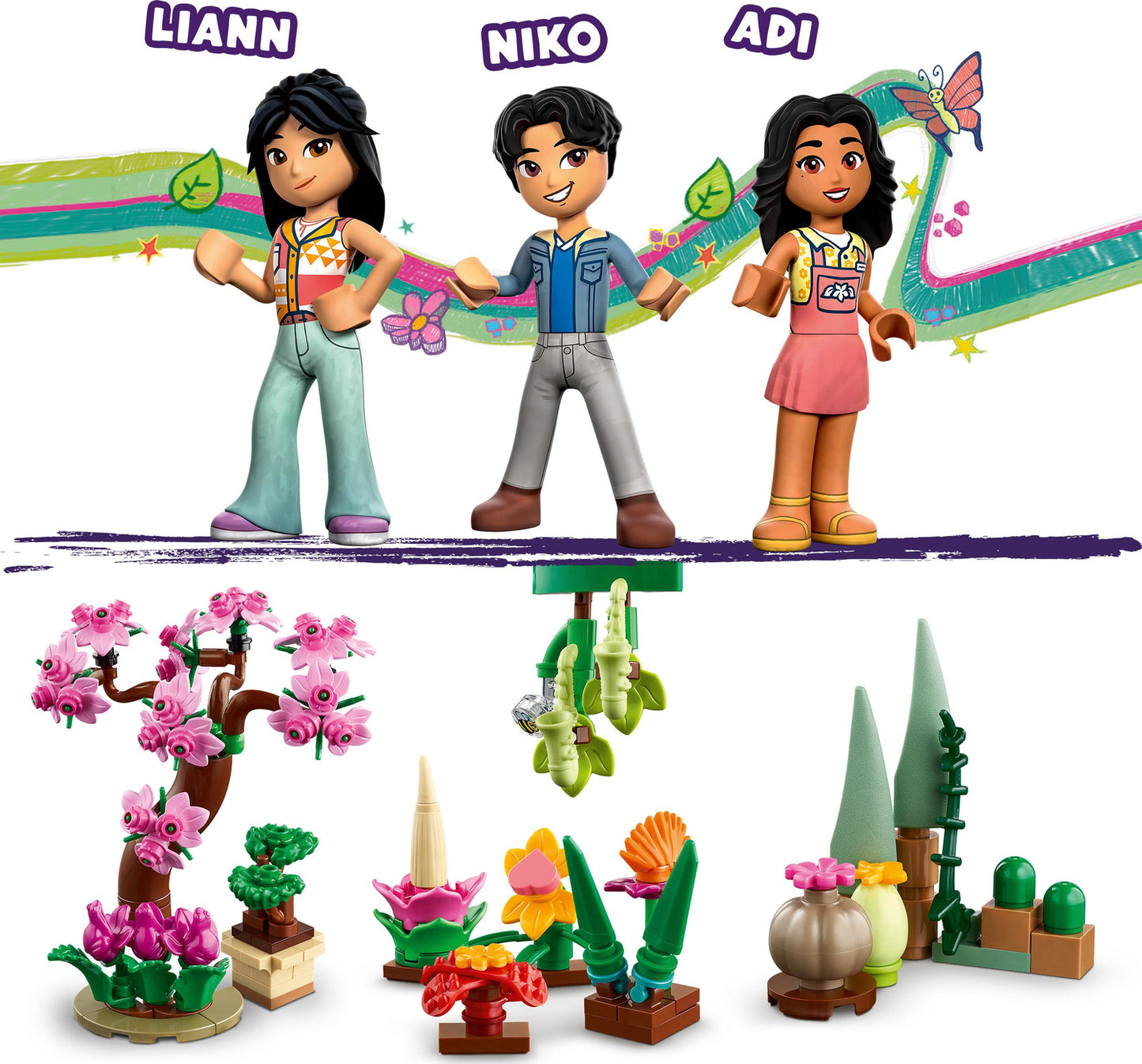 LEGO Friends Botanical Garden Set with Flowers