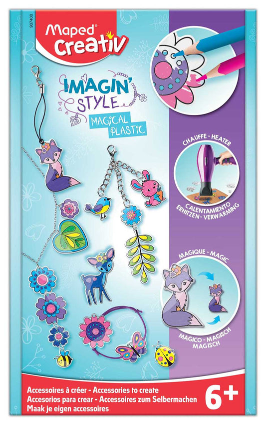 Jura Toys 907400 Creativ Imagin’Style Plastic Shrinking Jewelry