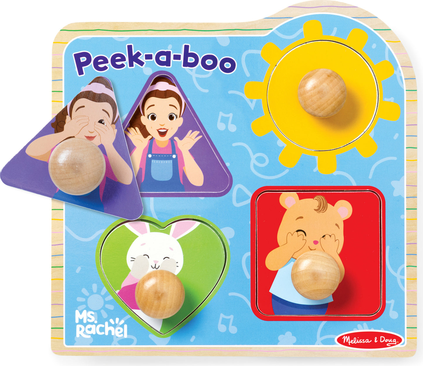 Ms. Rachel Jumbo Knob Puzzle