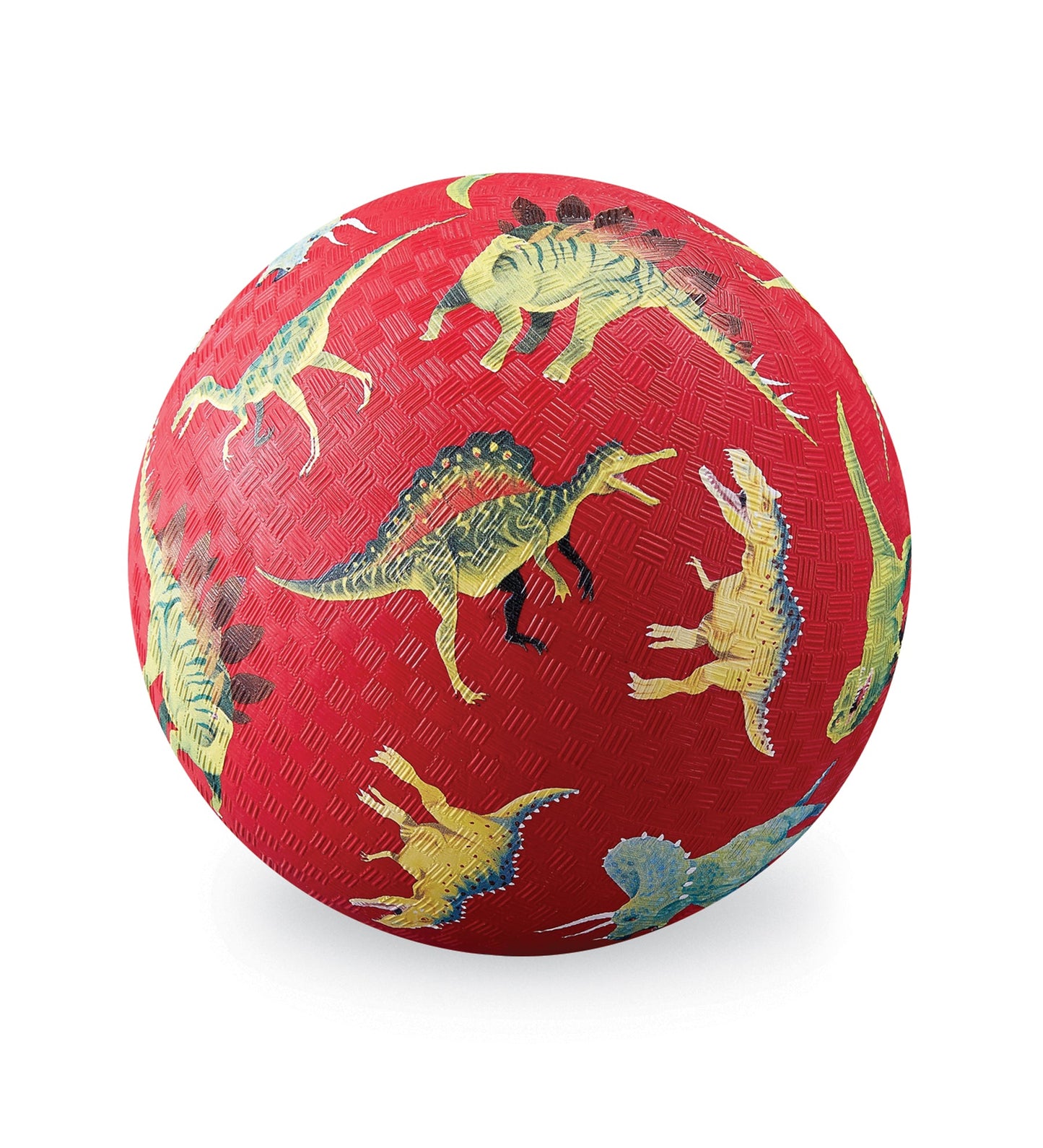 Crocodile Creek 5" Playground Ball Dinosaurs Red