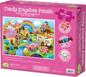 Mindware Scratch & Sniff Puzzles 14426644 Candy Kingdom